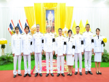 คณะผู้บริหารและบุคลกรสำนักฯ ร่วมพิธีรับสนองพระบรมราชโองการ แต่งตั้งนายกสภามหาวิทยาลัยและอธิการบดี